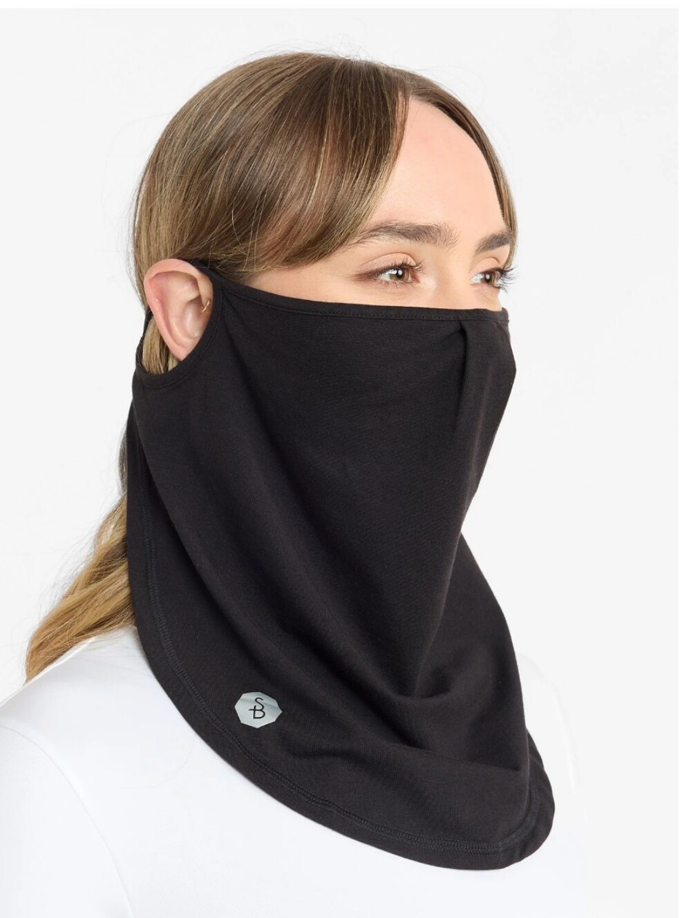 Black Women's Neck Gaiter Face Mask - Ultimate Protection UPF50